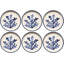 Set of 6 Floren Hand-painted Turkish Side Plate 6.5inch