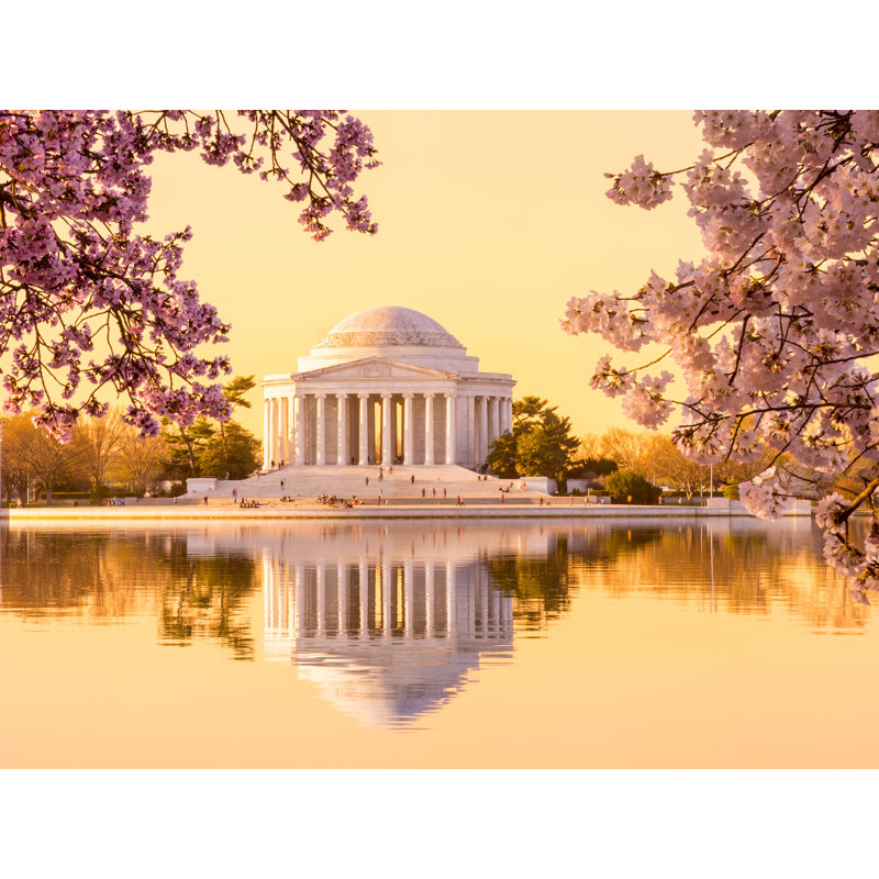 Lever de soleil sur le Jefferson par Steven Heap, H 24 po x l 32 po, Toile tendue