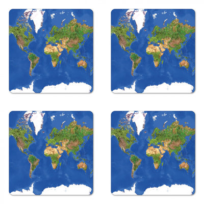 Square 4 Piece Coaster Set