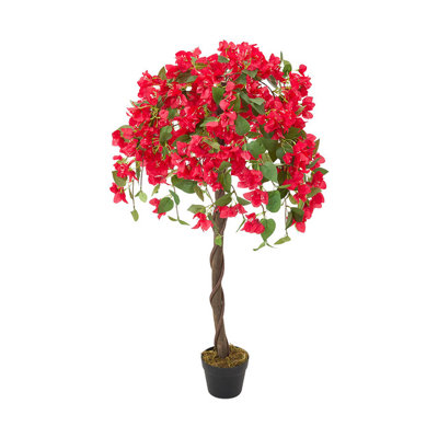 120cm Faux Bougainvillea Tree in Pot