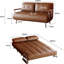 150 cm W Leather Top Console Table