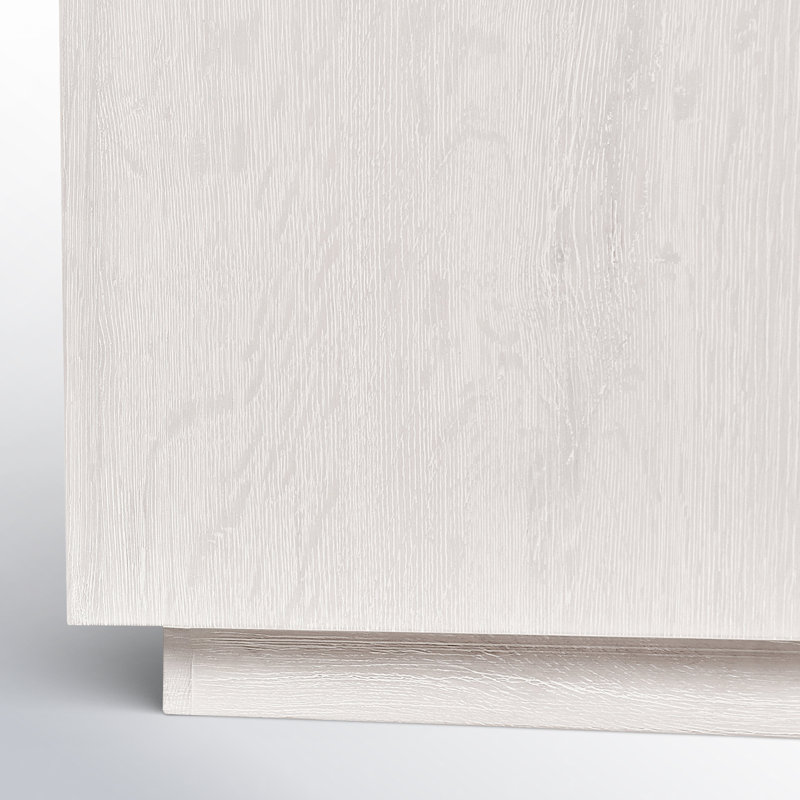 Layne 20" Square End Table, White Wash