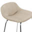 Vappu Upholstered Counter Stool with Metal Frame-1955171607