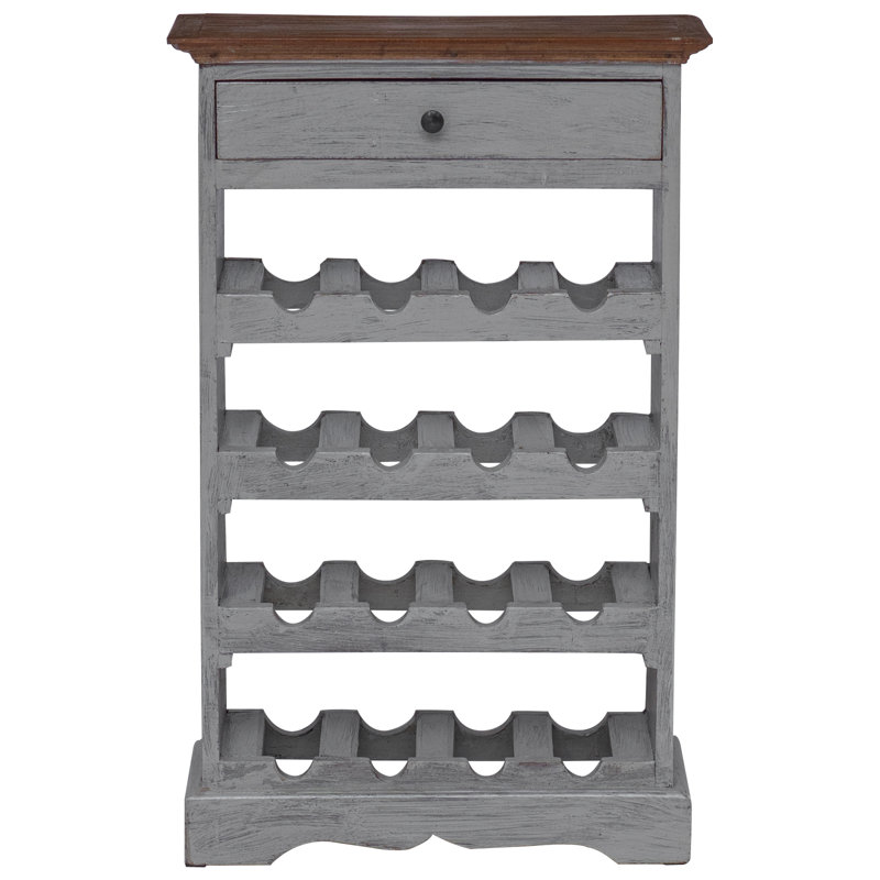 Wine Rack Solid Mahogany Wood 55x23x85 cm
