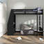 Lits multifonctionnels avec rangement, loft moderne en bois aggloméré pour la maison