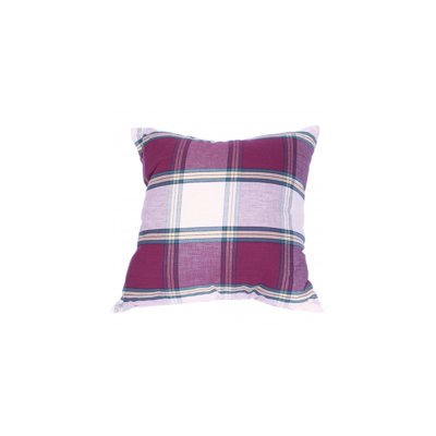 Sherwood Plaid Cotton Throw Pillow