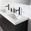 Erbil 60 po L x 21 po P 4 tiroirs Meuble-lavabo avec évier double et Comptoir en Quartz blanc
