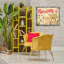 "Groovy Botanical Mushroom", art mural encadré par Diane Labombarbe-1871327979-1871327983