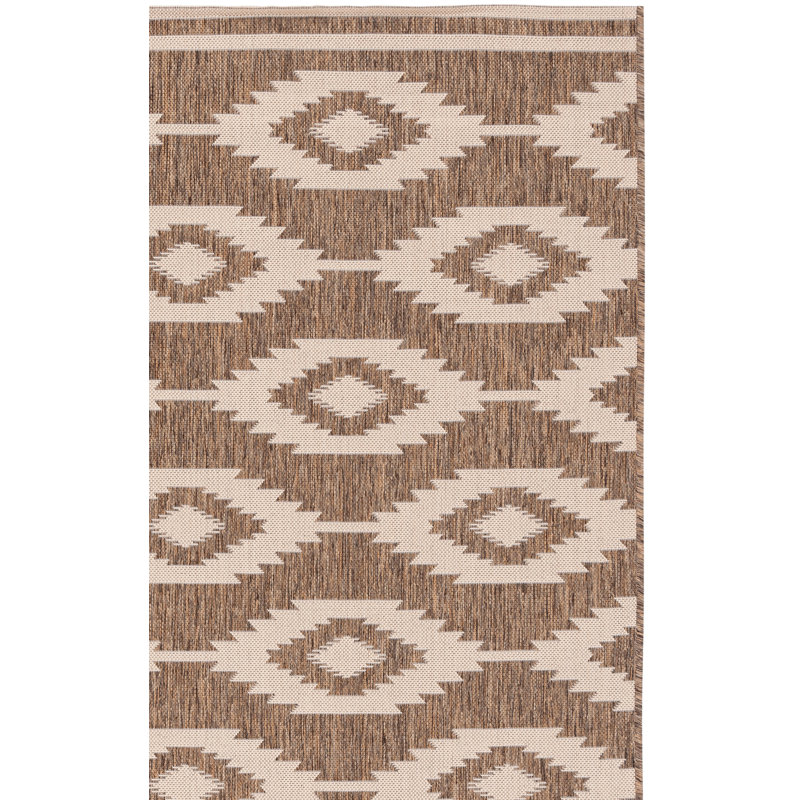 Abbigail Southwestern Indoor/Outdoor Area Rug, Rectangle 4' x 6'