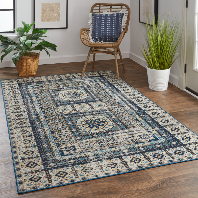 Catoe Oriental Indoor Rug, Rectangle 12'10" x 15'