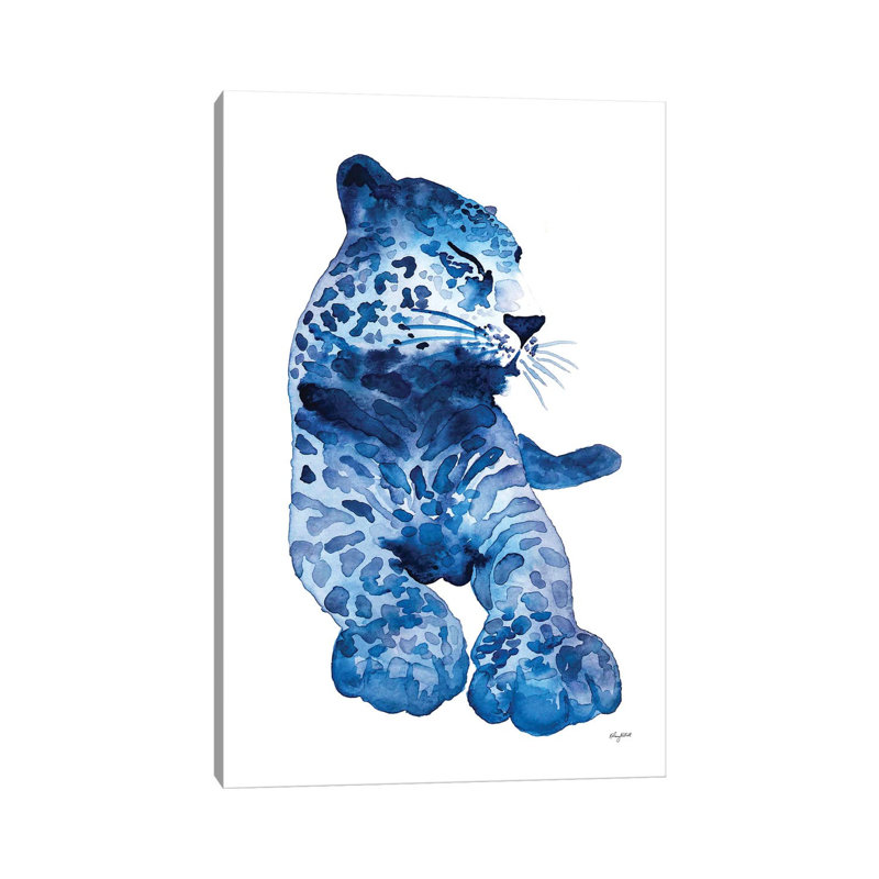 Lovely Leopard by Kelsey McNatt - No Frame Gallery-Wrapped Canvas Giclée on Canvas, 30.48cm H x 20.32cm W