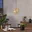 Besnik 1 - Light Brushed Brass Sphere Pendant