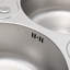 Belfry Kitchen Shaunna 450mm W Double Bowl Stainless Steel Drop-In Kitchen Sink with 1 Faucet Hole