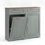 Armoire à poubelle à bascule de 20 gallons avec fonction désodorisante-130181150-133633690