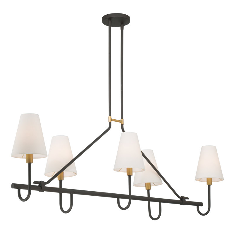 Bellforge 51" 5-Light Linear Chandelier
