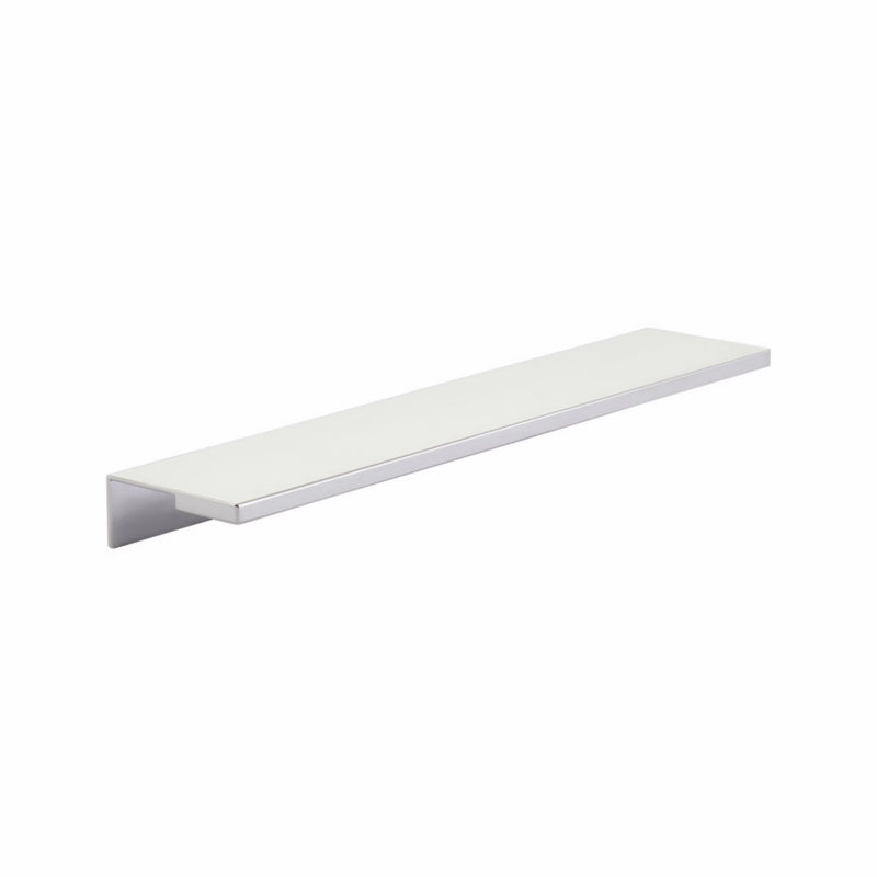 Borde 12 5/8" Center to Center Finger Pull, 5", Polished Chrome