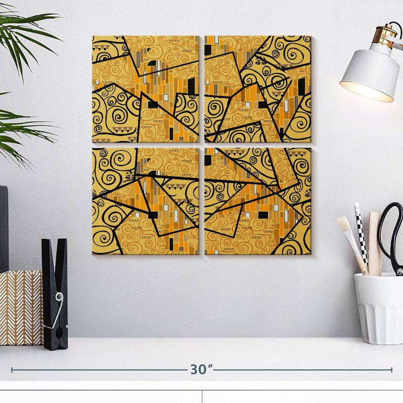 Kerner Shapes And Swirls Pattern, null