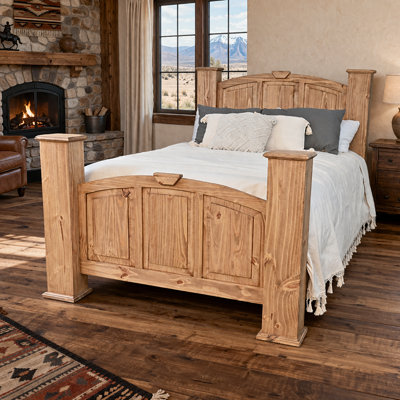 Honey Mesquite Queen Bed