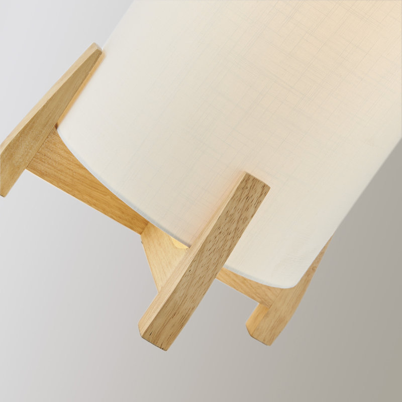 Gahraman 24'' Battery Powered Integrated LED Outdoor Table Lamp, White