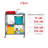 35.4'' W Metal Shelving Unit with Wheels