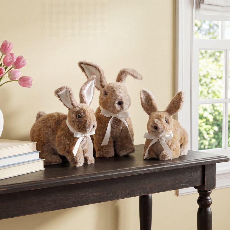 7.5" Faux Fur Bunny