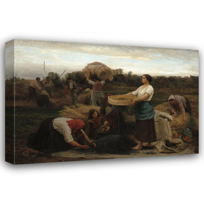 "The Colza" par Jules Brittany - Art mural sur toile tendue avec châssis