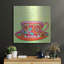 Bungalow Rose «Teatime Teacup» par Hello Angel, art mural en métal-1436557959