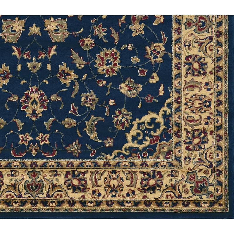 Tapis bleu Knoxville, Rectangle 5 pi 5 po x 7 pi 7 po