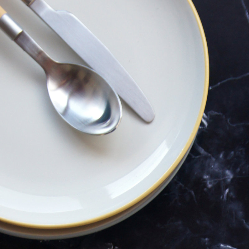 Assiettes plates Noritake Colorwave, 10 1/2 po, Moutarde
