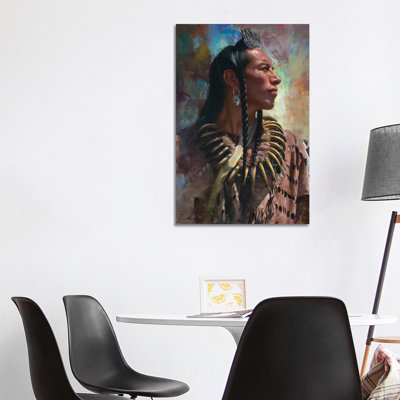Braun 1 Piece Wrapped Canvas Wall Art