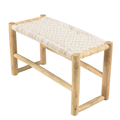 Cafferkey Solid Wood Bench