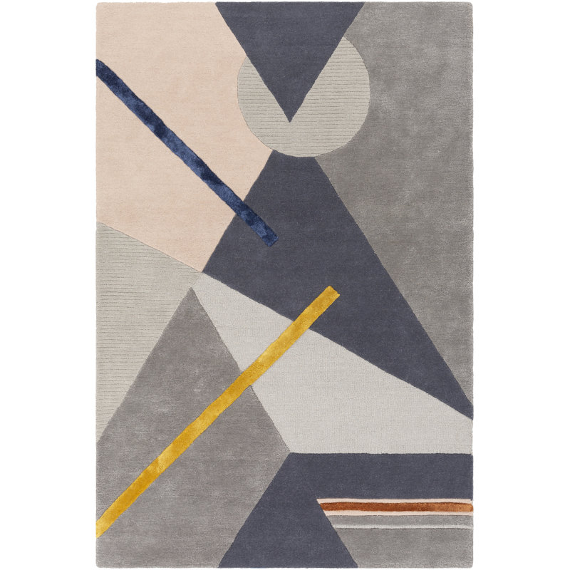 Balajadia Abstract Indoor Rug, Rectangle 2' x 3'