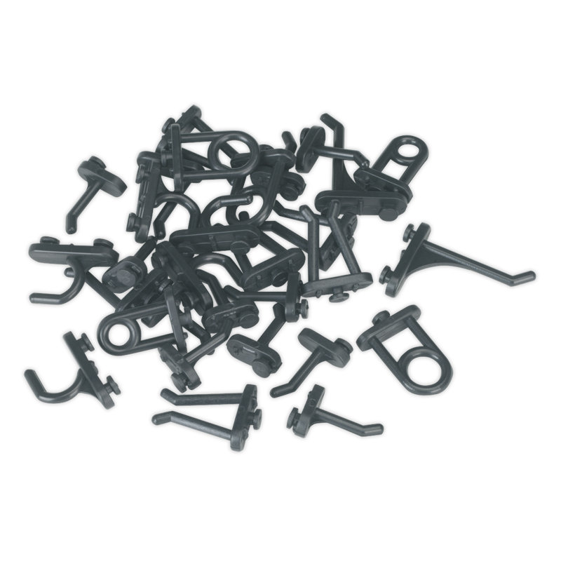 Zulma 30 Piece Hook for Pegboard Set