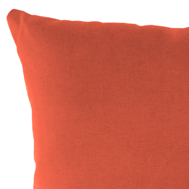 Sunbrella Outdoor Throw Pillow, Canvas Melon