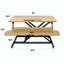 Convertisseur de bureau, élévateur assis-debout réglable en hauteur, double moniteur et poste de travail pour ordinateur portable avec large plateau à clavier, bureau d'ordinateur debout-463944161
