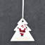 Xmas Most Wonderful Time Of The Year Tree Shaped Ceramic Ornament