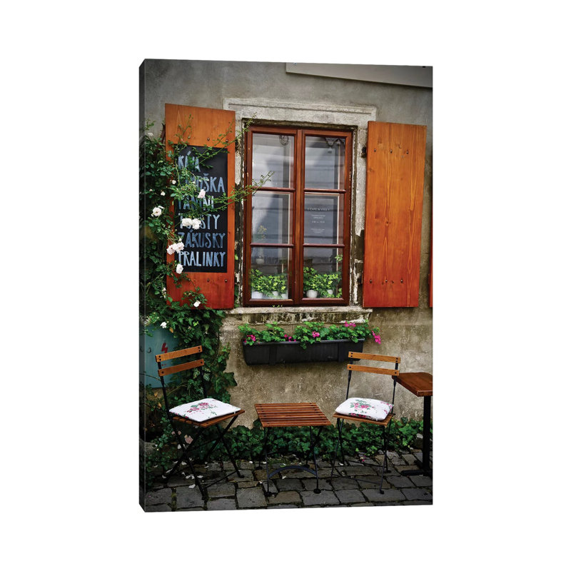 Table For Two by Susan Vizvary - Gallery-Wrapped Canvas Giclée on Canvas, Canvas, 20.32 cm H x 30.48 cm W