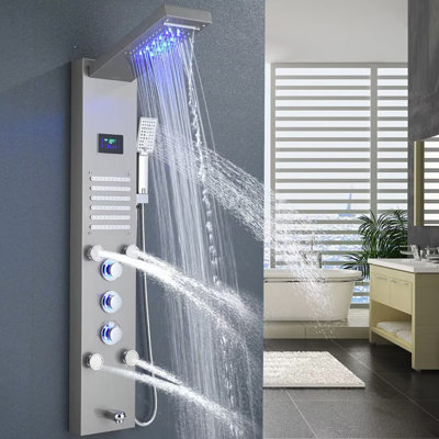 48'' Shower Panel with Rain Shower Head