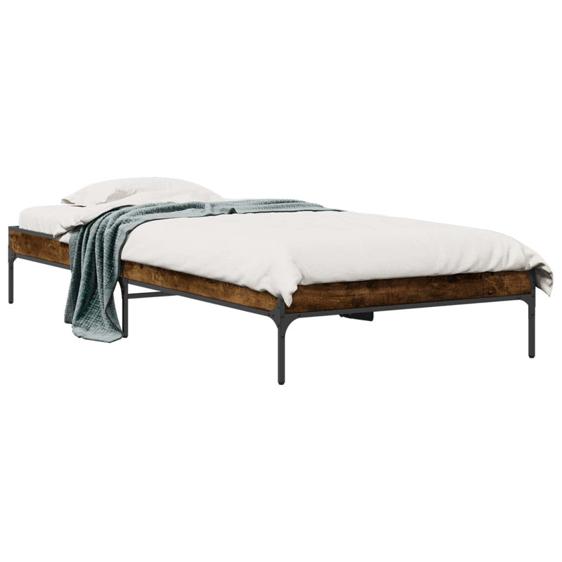 Bed, Smoked Oak