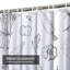 Rideau de douche imperméable rétro avec crochets-1125329851