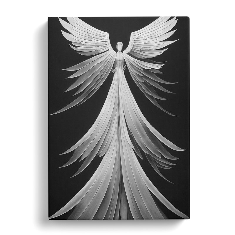 CAN-V0523-2619X Unique Angel Vol.1 - Wrapped Canvas Print, 50cm H x 35cm W x 3cm D, Unframed