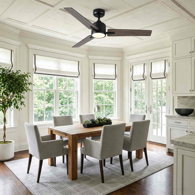 Ventilateur de plafond moderne 48 "avec lumière et 3 pales