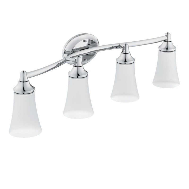 Eva 4-Light Vanity Light, Chrome