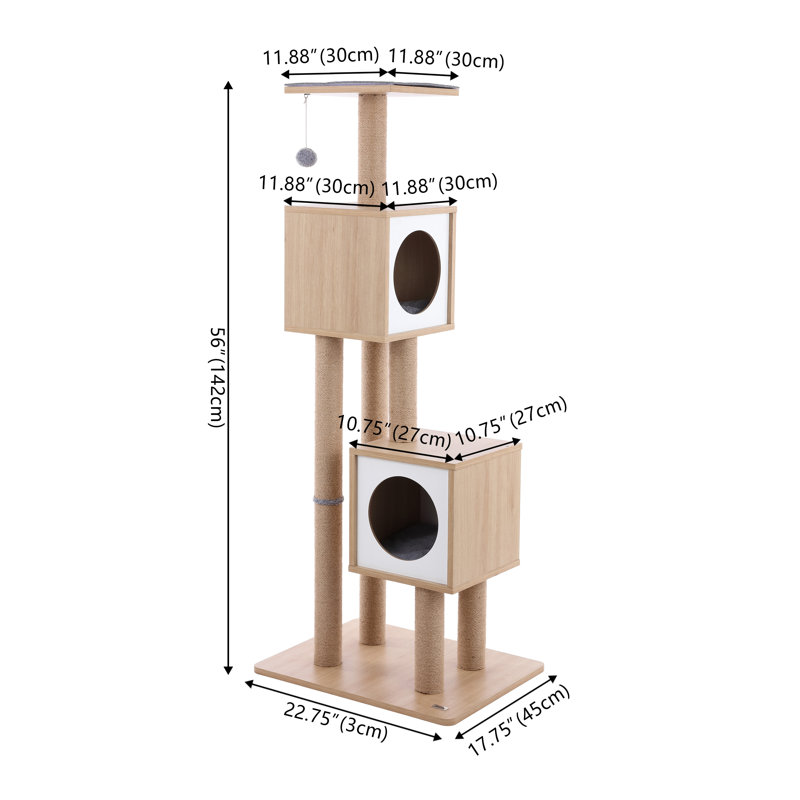 Epsie 56'' H Cat Tree