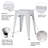 Shively Iron Counter Stool with Iron Frame-834113212
