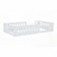 Lit plateforme simple en bois avec garde-corps & amp; Fabrication robuste (aucun sommier requis)-221030206