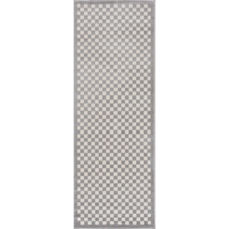 Tapis crème / blanc cassé Chaki Duggans, Crème / blanc cassé, Rectangle 6 pi 7 po x 9 pi