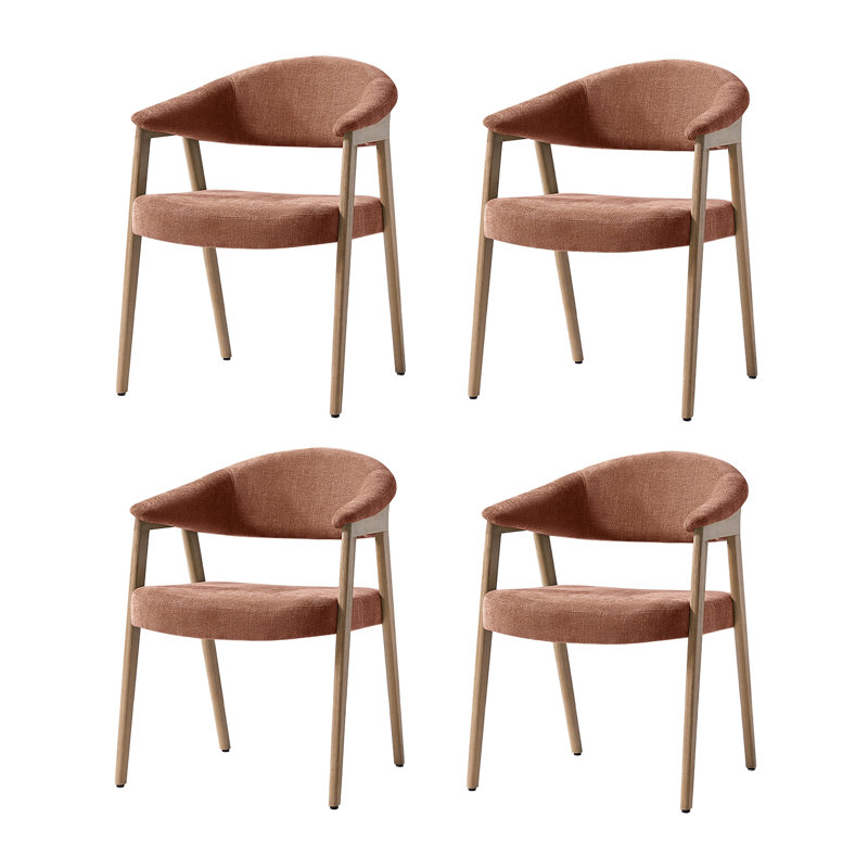 Chaise de salle à manger Milford, 4, Corail