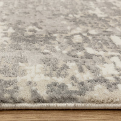 Annu Abstract Grey Area Rug