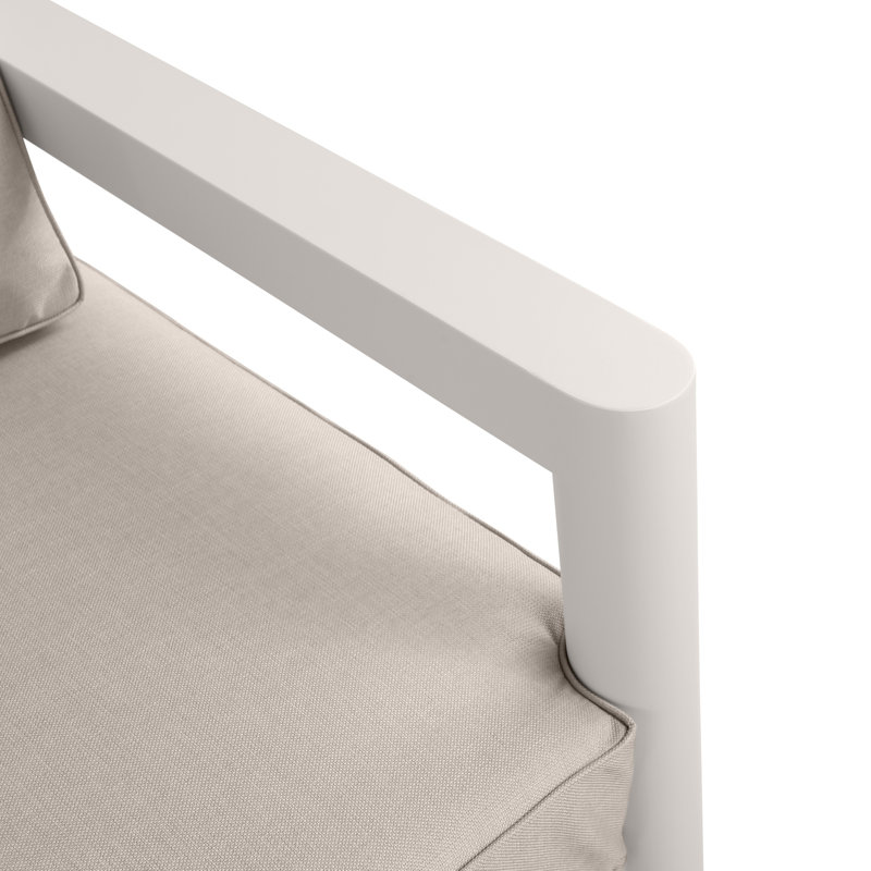 Ensemble de conversation d'extérieur 3 pièces Fairmont, Cream Beige, Cream Beige